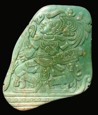 Olmec jade from the Mayan Classical period